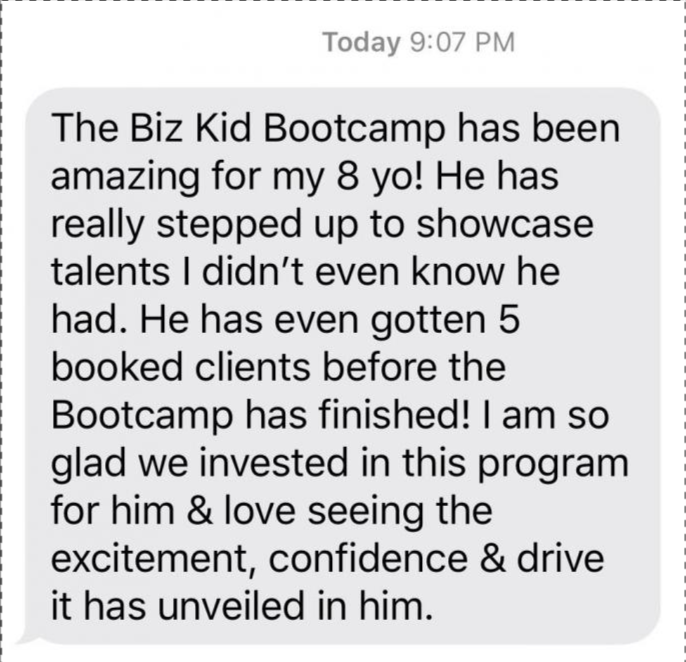 Eileen Wilder - Biz Kid Bootcamp 